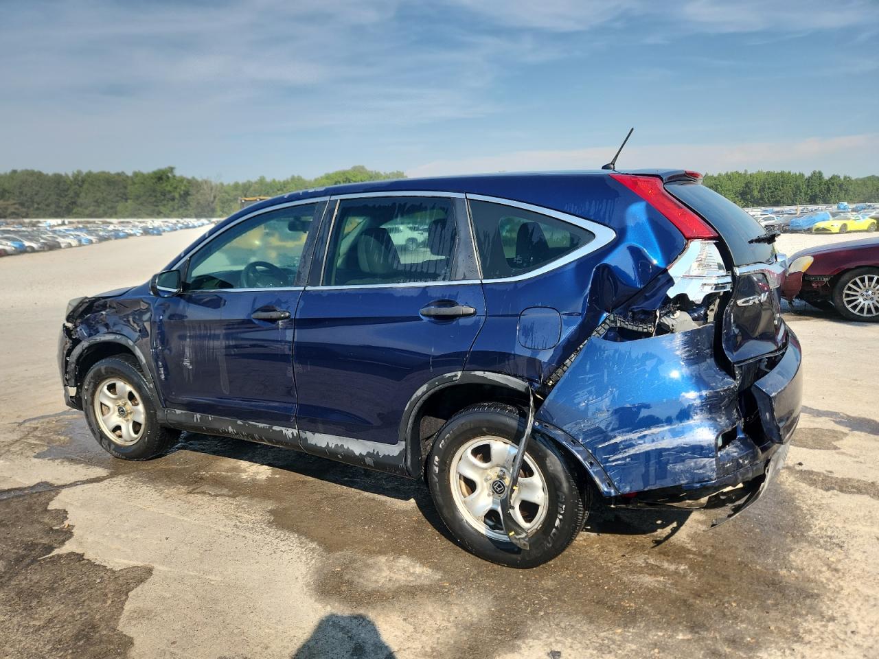 2015 Honda Cr-V Lx blue null gas 2HKRM4H39FH695835 photo #3