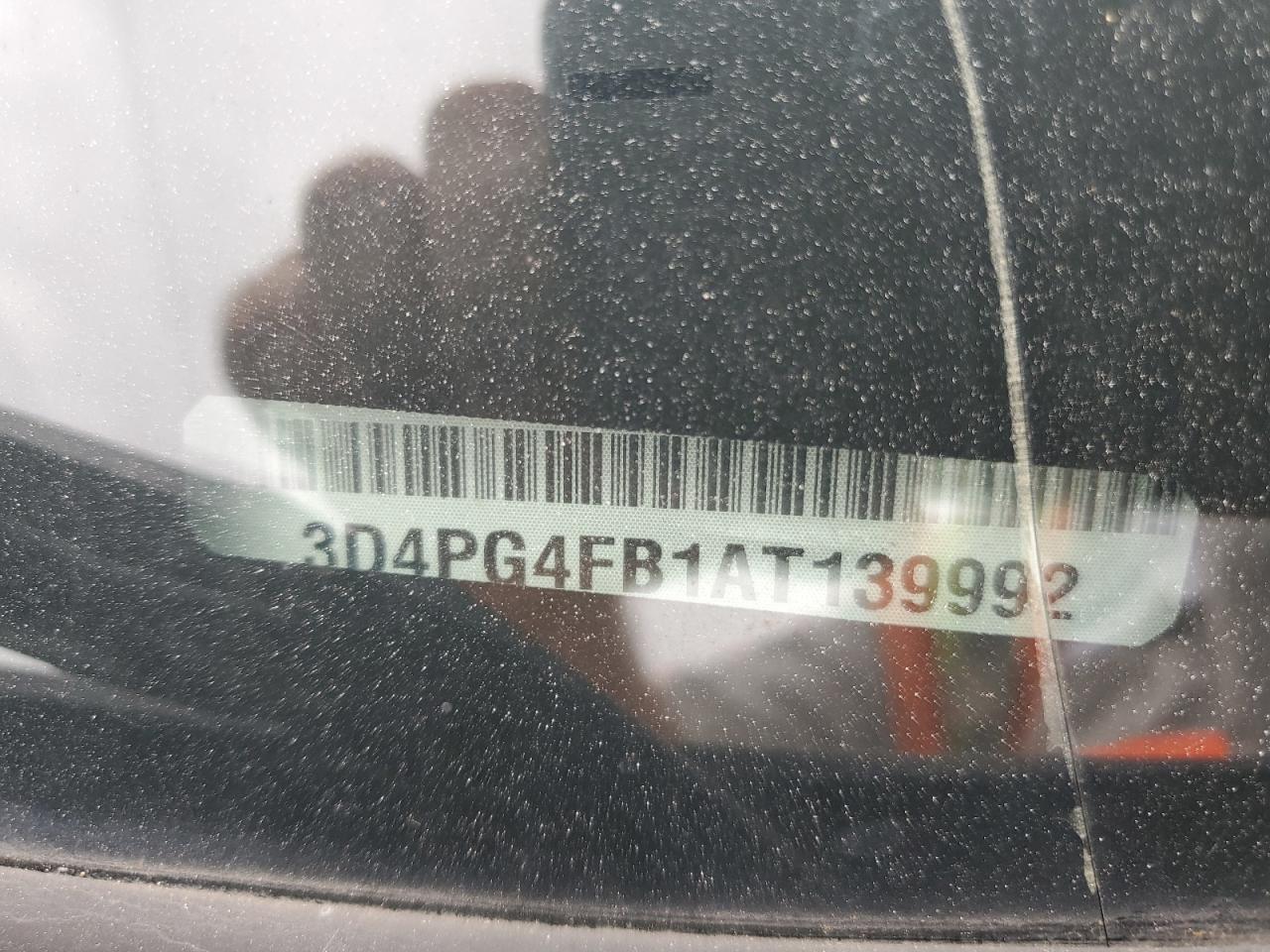 2010 Dodge Journey Se VIN: 3D4PG4FB1AT139992 Lot: 66836605