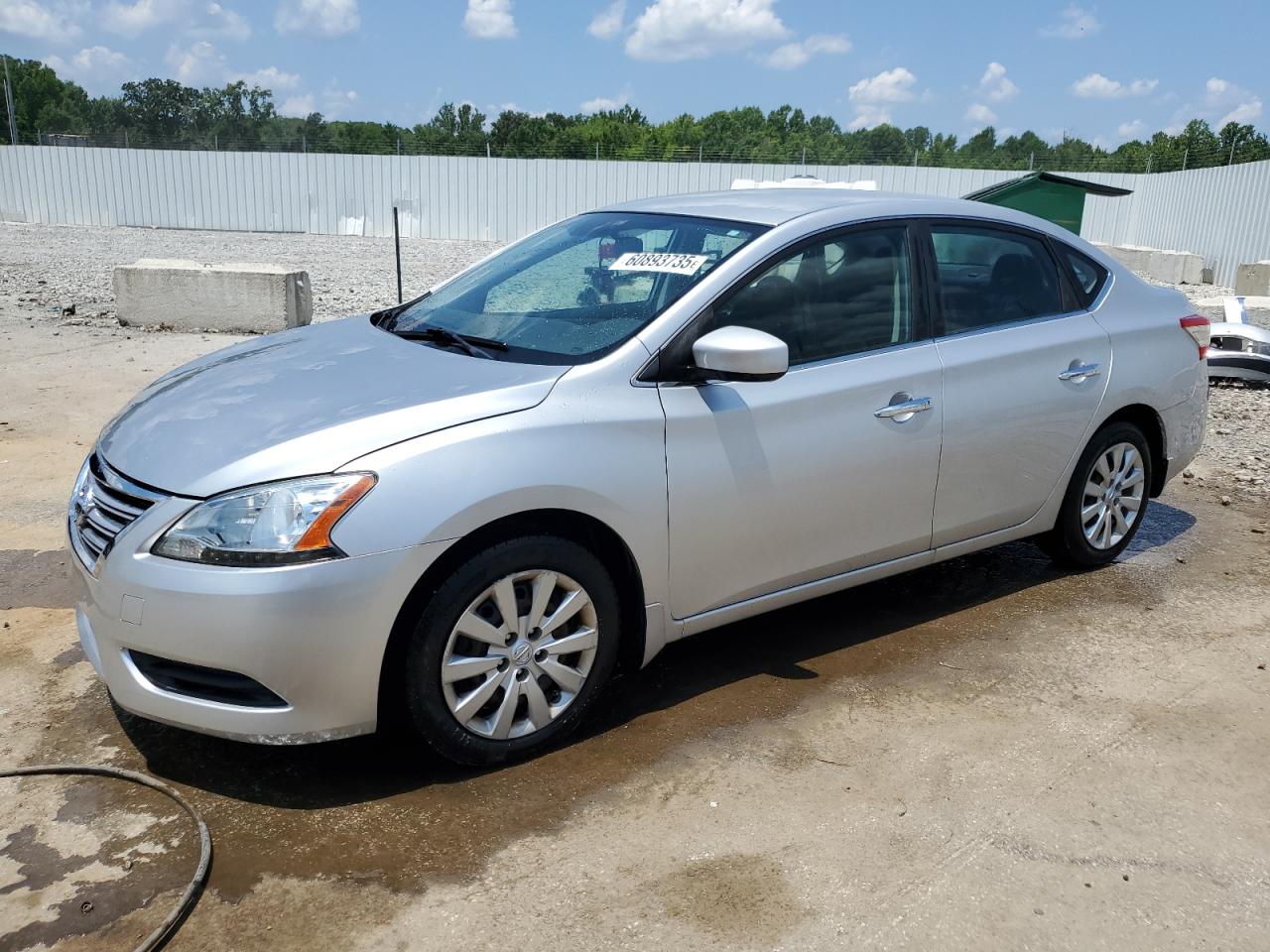 2013 Nissan Sentra S silver null gas 3N1AB7AP9DL634812 photo #1