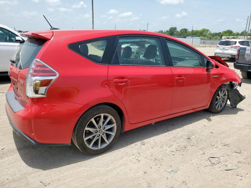  TOYOTA PRIUS 2016 Красный