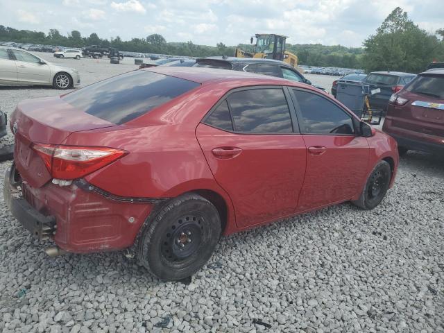  TOYOTA COROLLA 2017 Красный