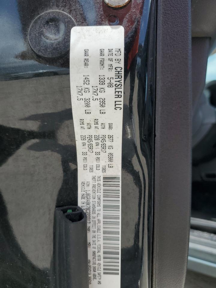 2008 Jeep Grand Cherokee Laredo VIN: 1J8GR48K78C223317 Lot: 64296765