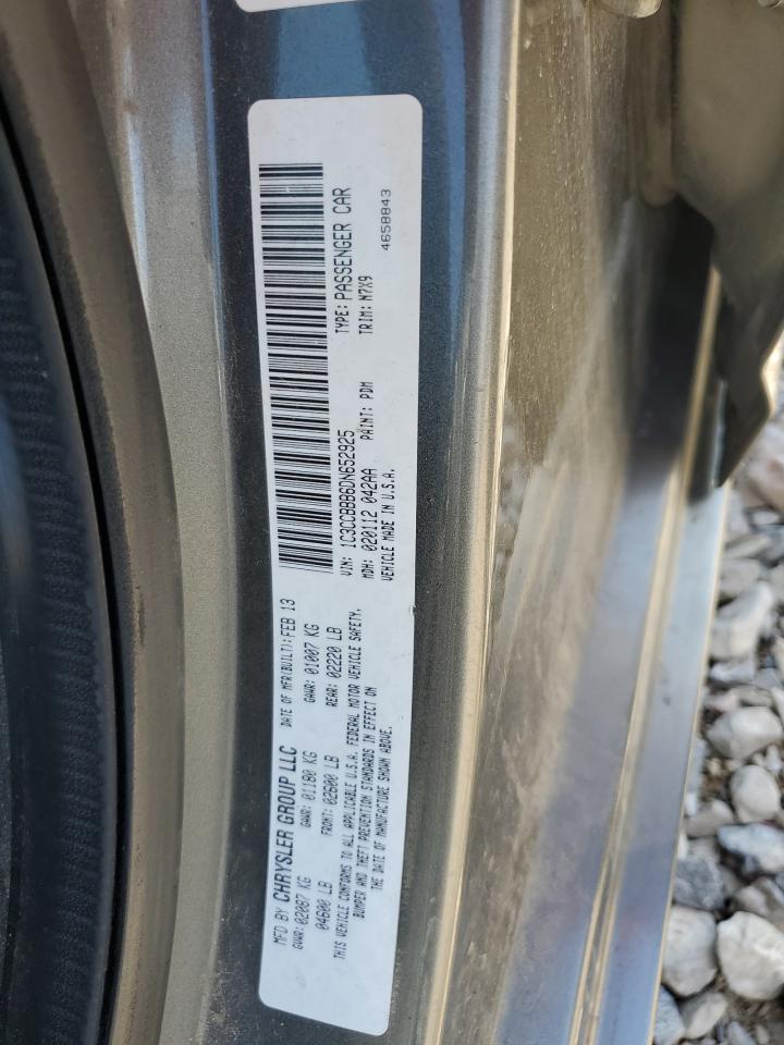 2013 Chrysler 200 Touring VIN: 1C3CCBBB6DN652925 Lot: 64315495
