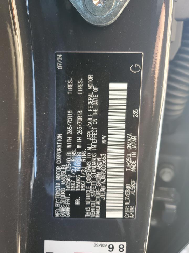 2024 Toyota Land Cruiser Base VIN: JTEABFAJXR5005663 Lot: 63047435