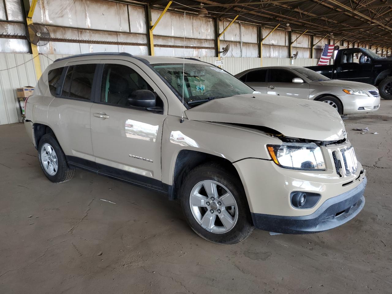 2016 Jeep Compass Sport VIN: 1C4NJCBA4GD815055 Lot: 65854895