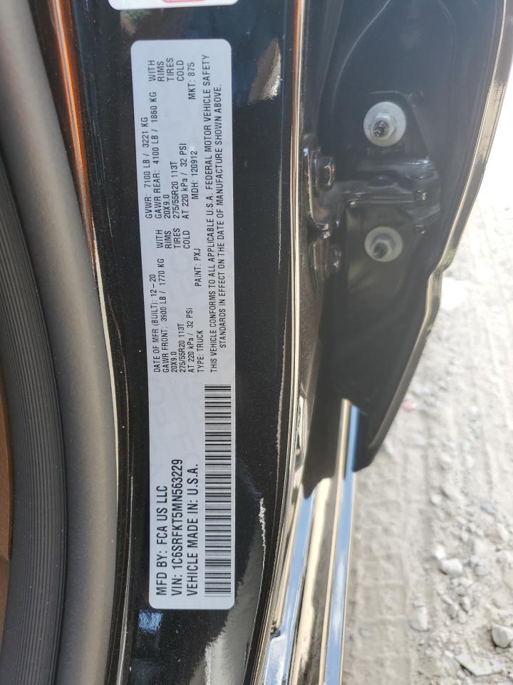1c6srfkt5mn563229 1C6SRFKT5MN563229 2021 Ram 1500 Longhorn