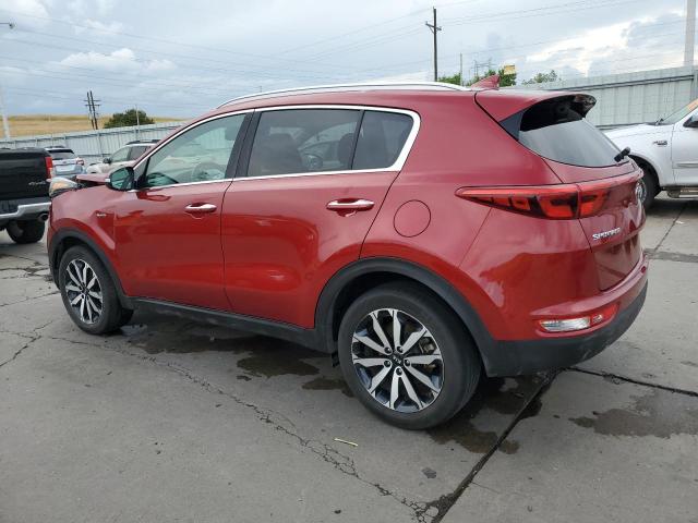  KIA SPORTAGE 2018 Красный