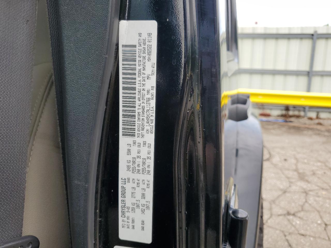 2010 Jeep Wrangler Unlimited Sahara VIN: 1J4HA5H17AL112766 Lot: 63995565