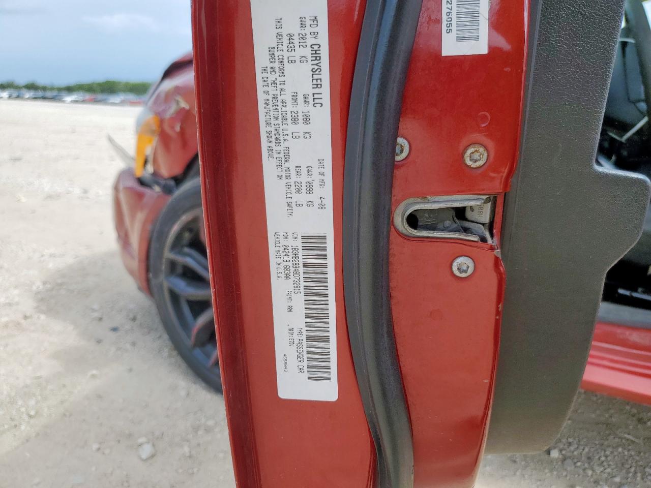 2008 Dodge Caliber VIN: 1B3HB28B48D732815 Lot: 64171725