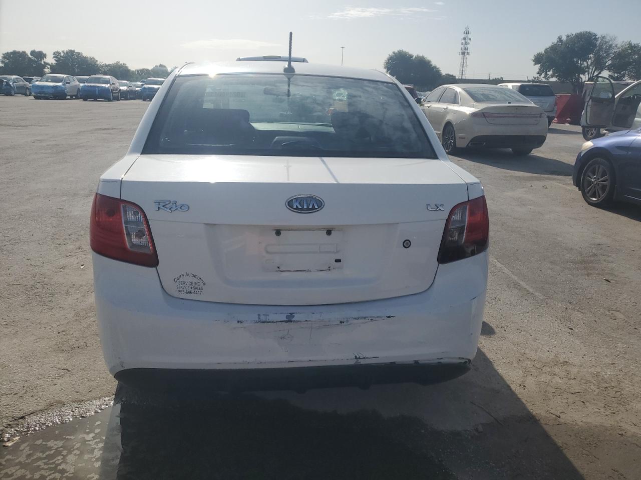 2010 Kia Rio Lx VIN: KNADH4A32A6650194 Lot: 62496045
