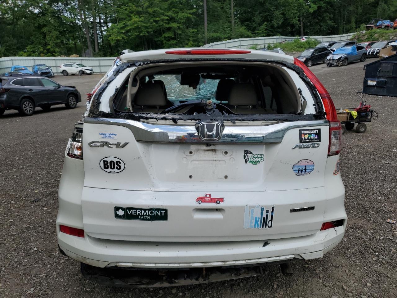 2016 Honda Cr-V Touring VIN: 5J6RM4H90GL014411 Lot: 63285135