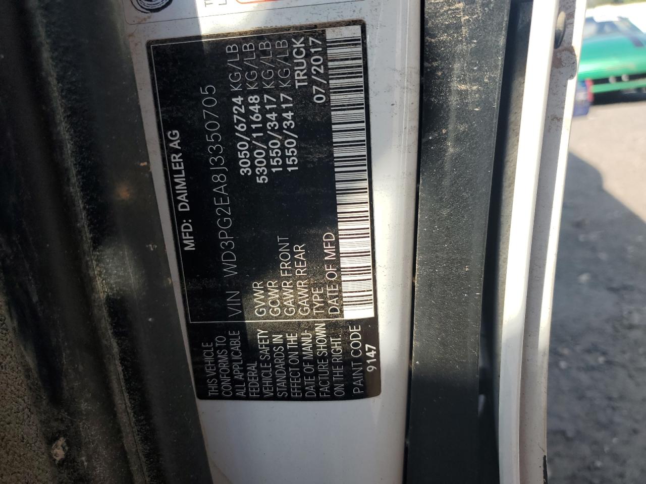 wd3pg2ea8j3350705 WD3PG2EA8J3350705 2018 Mercedes-Benz Metris