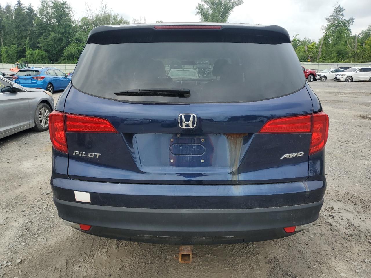 2016 Honda Pilot Lx VIN: 5FNYF6H19GB078256 Lot: 64649425