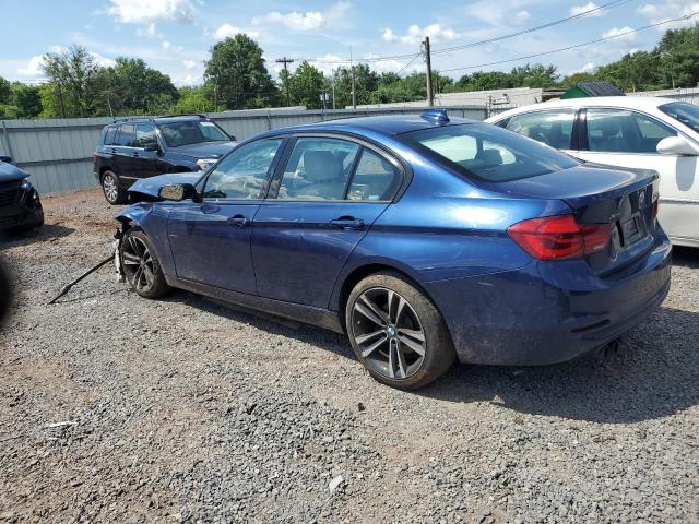 BMW 3 SERIES 2018 Синий