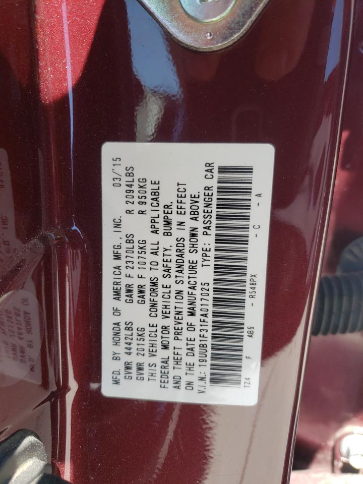 19uub1f31fa017025 19UUB1F31FA017025 2015 Acura Tlx