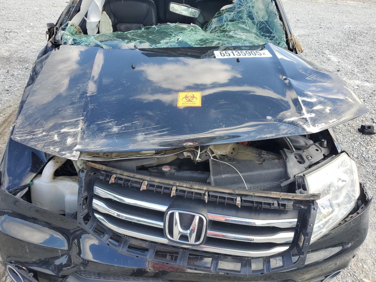2014 Honda Pilot Touring VIN: 5FNYF3H92EB009555 Lot: 65135905