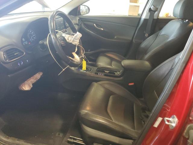  HYUNDAI ELANTRA 2018 Czerwony