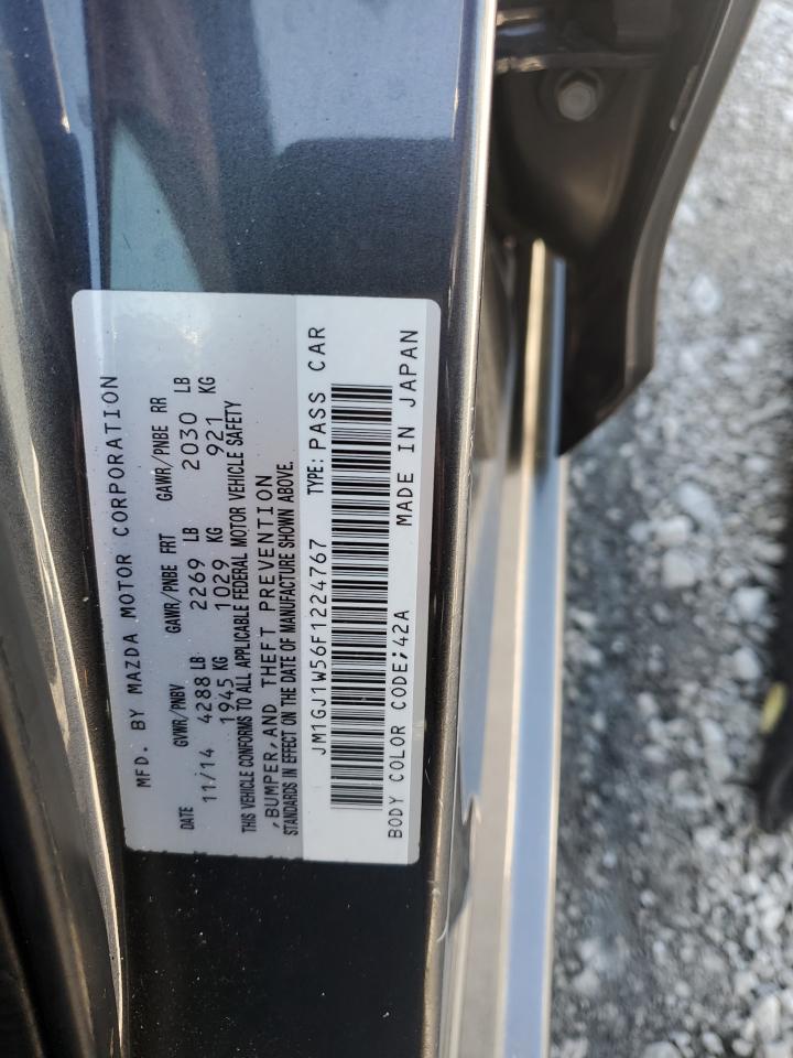 2015 Mazda 6 Grand Touring VIN: JM1GJ1W56F1224767 Lot: 64042965