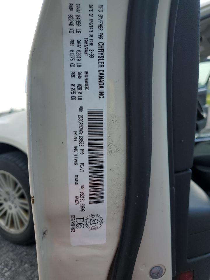 2010 Chrysler 300 Touring VIN: 2C3CA5CVXAH120520 Lot: 65020295