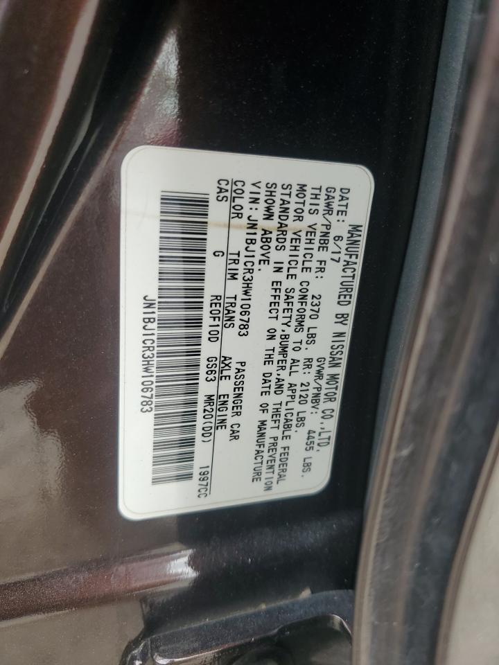2017 Nissan Rogue Sport S VIN: JN1BJ1CR3HW106783 Lot: 65604975