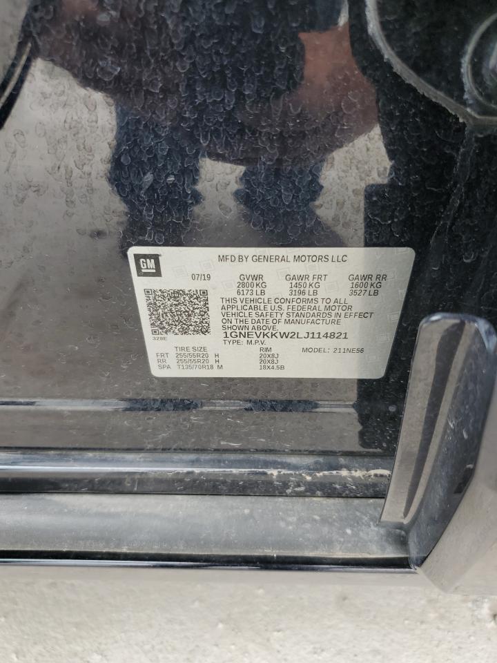 2020 Chevrolet Traverse Premier VIN: 1GNEVKKW2LJ114821 Lot: 64414965