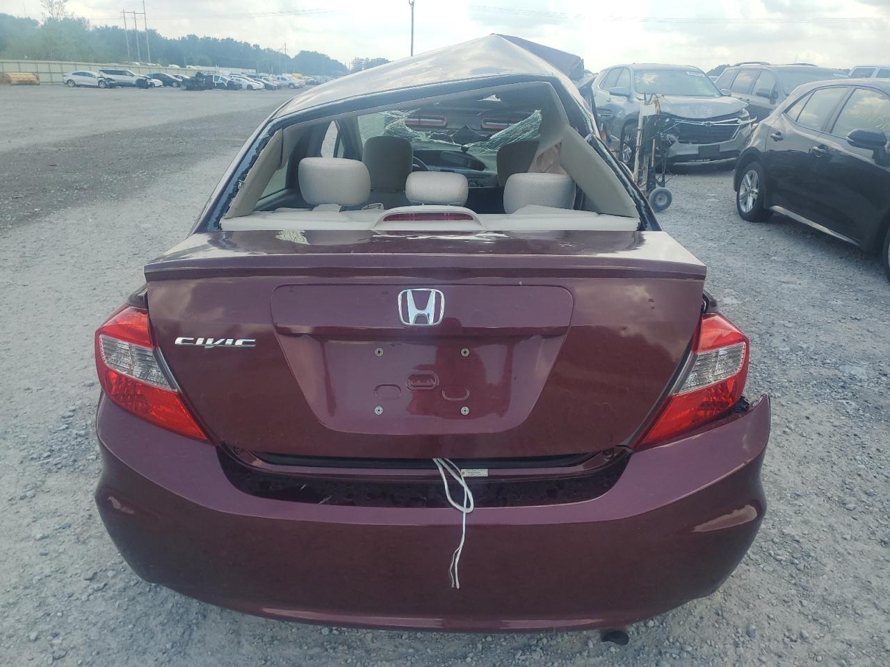 2012 Honda Civic Lx VIN: 2HGFB2F53CH600242 Lot: 64273565