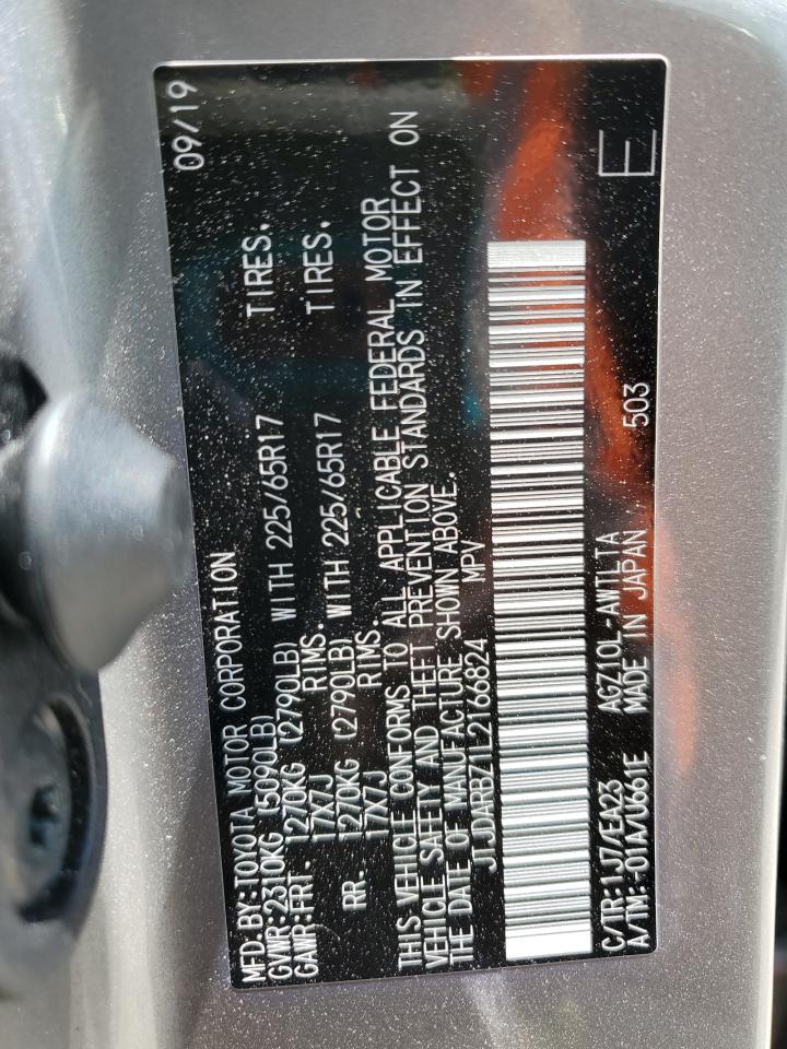 2020 Lexus Nx 300 VIN: JTJDARBZ1L2166824 Lot: 62884325
