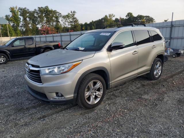  TOYOTA HIGHLANDER 2016 Серебристый