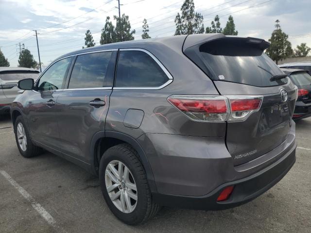  TOYOTA HIGHLANDER 2016 Szary