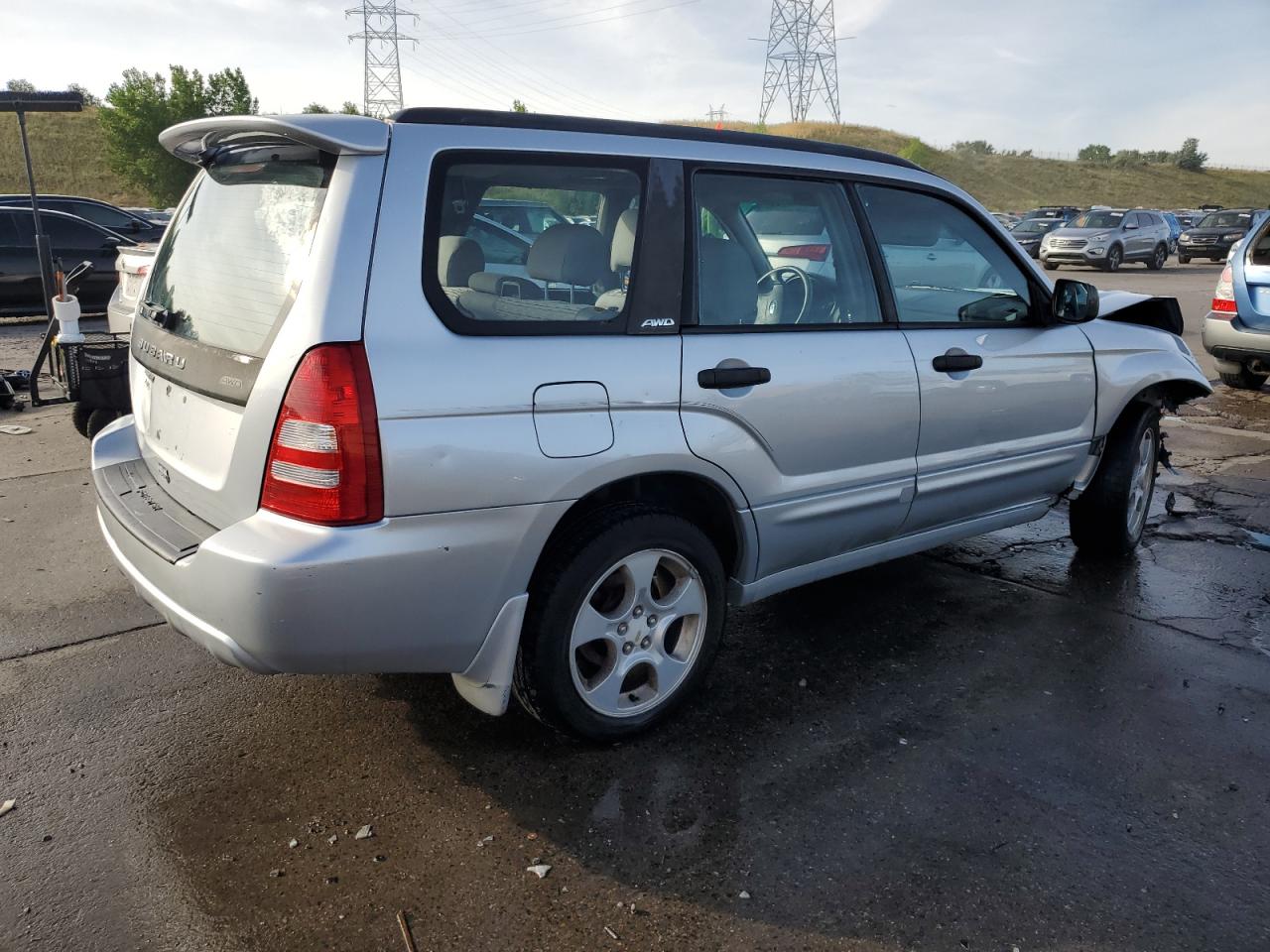 2003 Subaru Forester 2.5Xs silver suv gas JF1SG65603H753382 photo #4