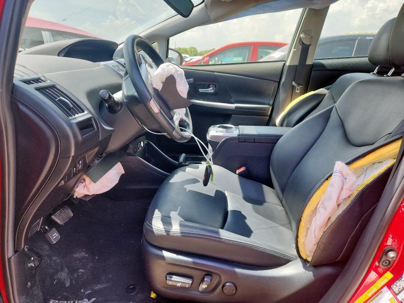  TOYOTA PRIUS 2016 Красный
