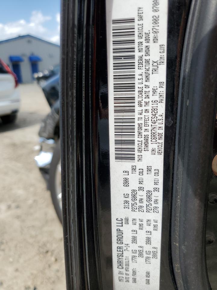 2014 Ram 1500 Laramie VIN: 1C6RR7NT4ES428116 Lot: 64297645
