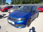 2018 SKODA FABIA COLOUR EDITION MPI  for sale at Copart BELFAST