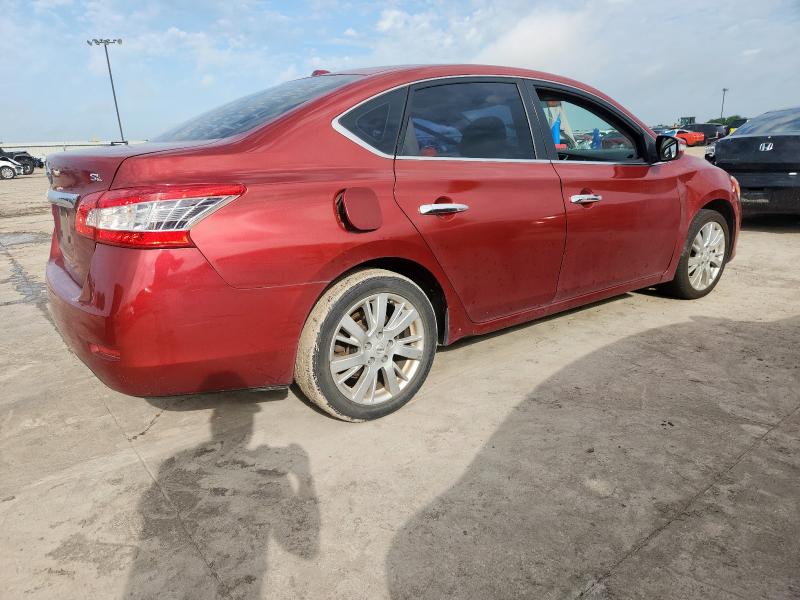  NISSAN SENTRA 2015 Czerwony