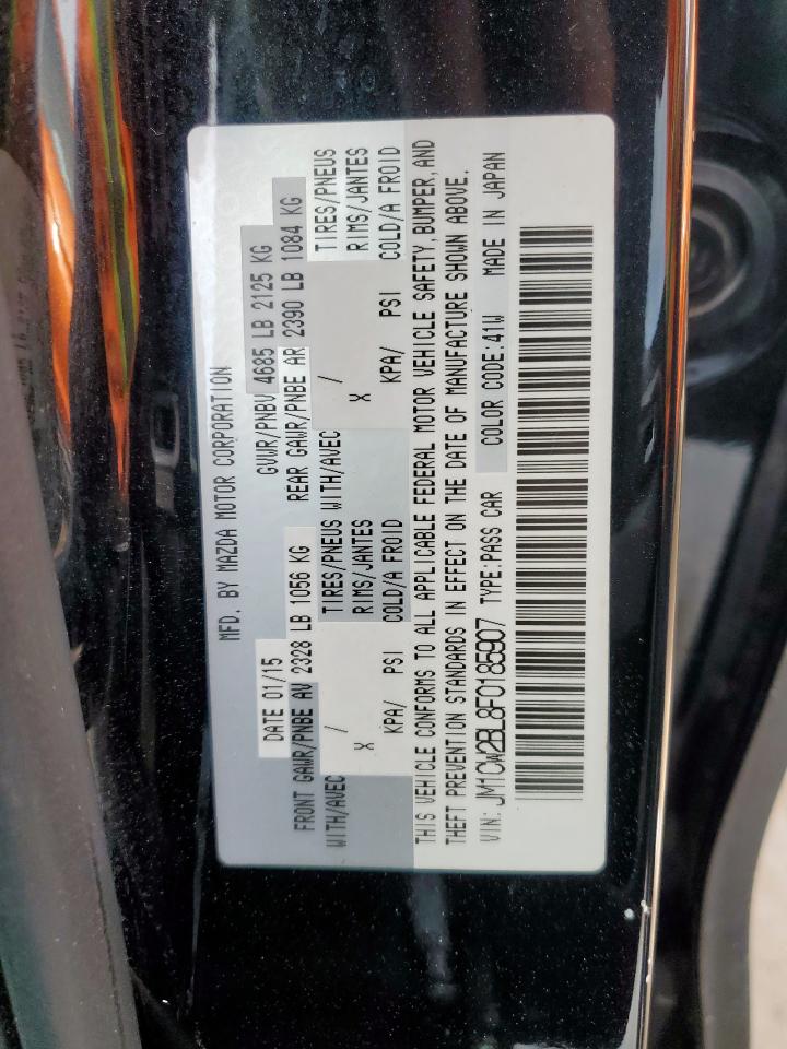2015 Mazda 5 Sport VIN: JM1CW2BL8F0185907 Lot: 64338385