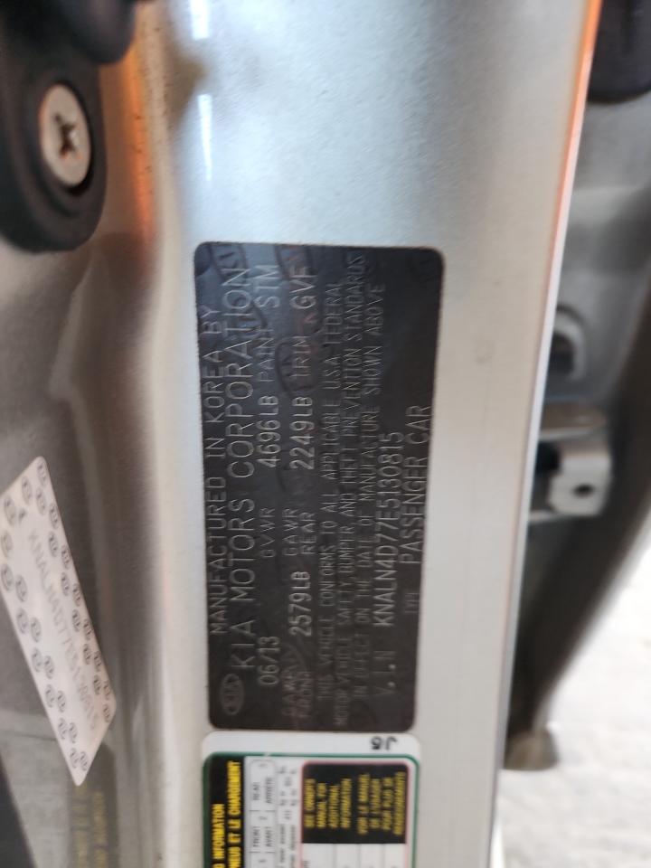 2014 Kia Cadenza Premium VIN: KNALN4D77E5130815 Lot: 64591665