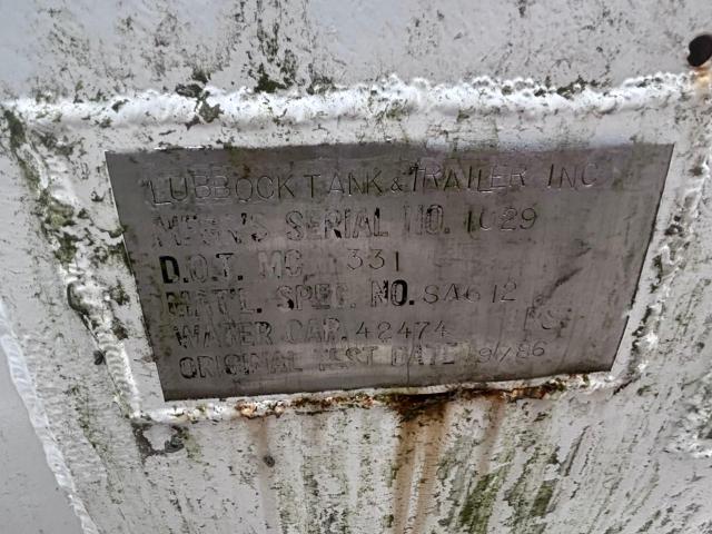 1986 LLKX 10200 GAL - TRAILERS FUEL TANK TRAILER