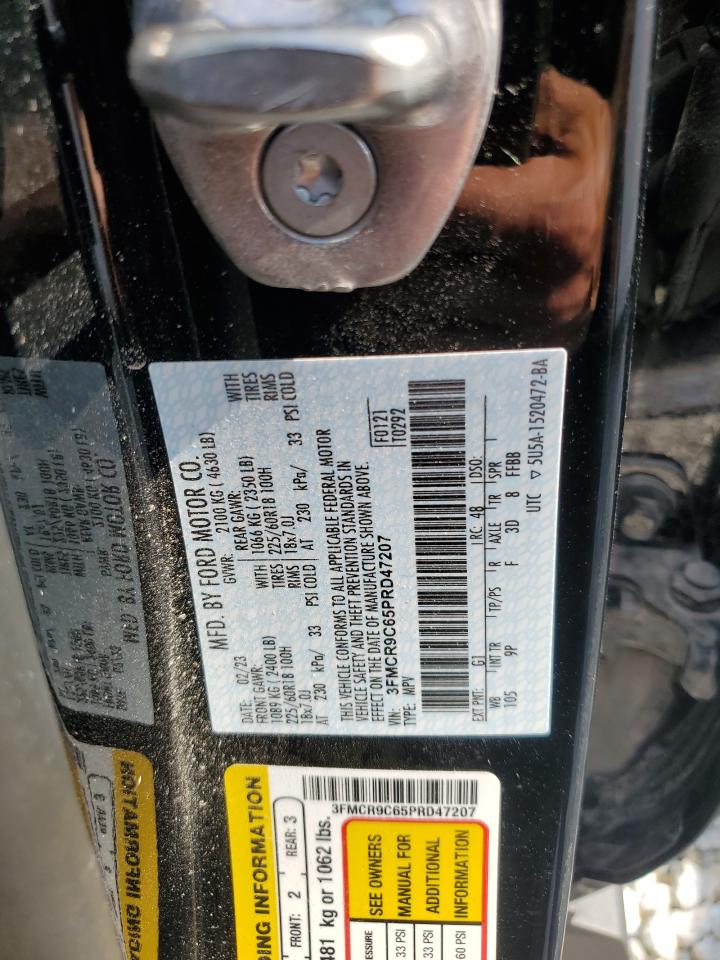 2023 Ford Bronco Sport Outer Banks VIN: 3FMCR9C65PRD47207 Lot: 64501355