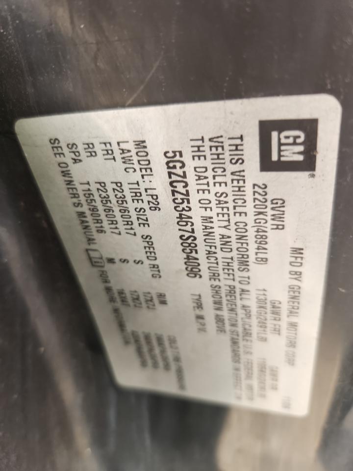 5gzcz53467s854096 5GZCZ53467S854096 2007 Saturn Vue