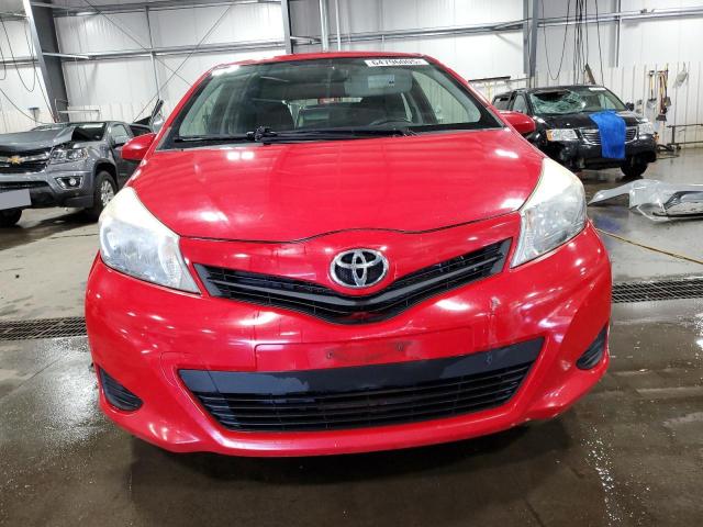  TOYOTA YARIS 2012 Czerwony