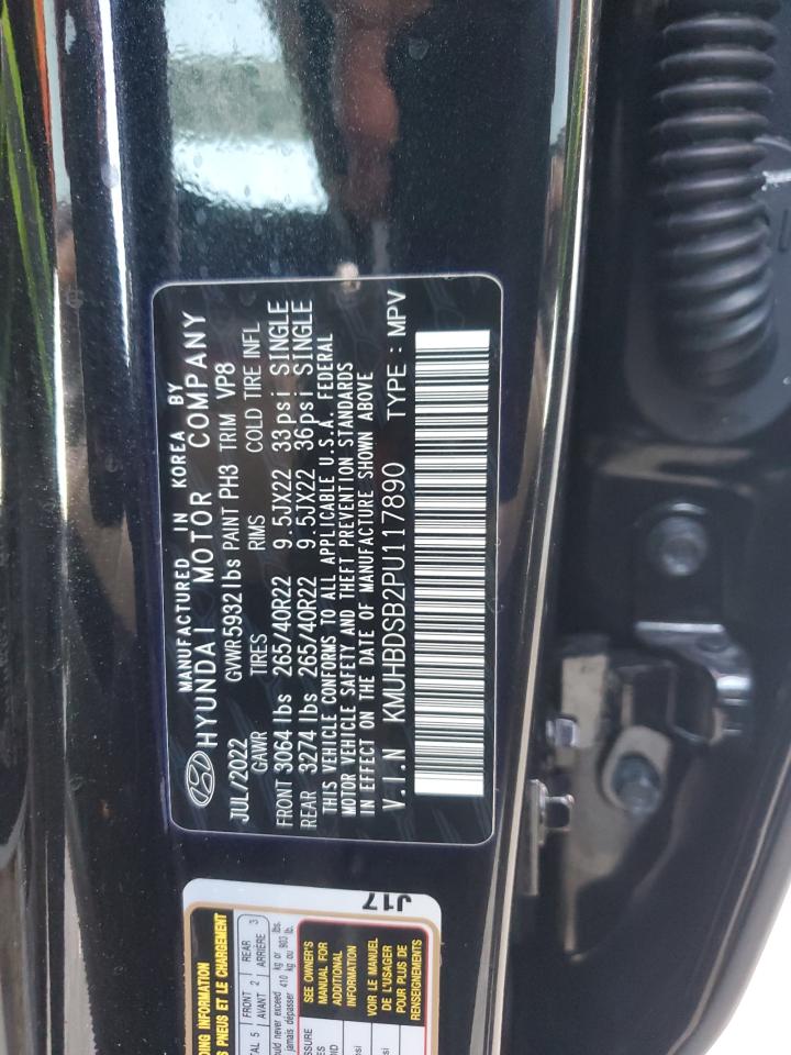 2023 Genesis Gv80 Base VIN: KMUHBDSB2PU117890 Lot: 64953115