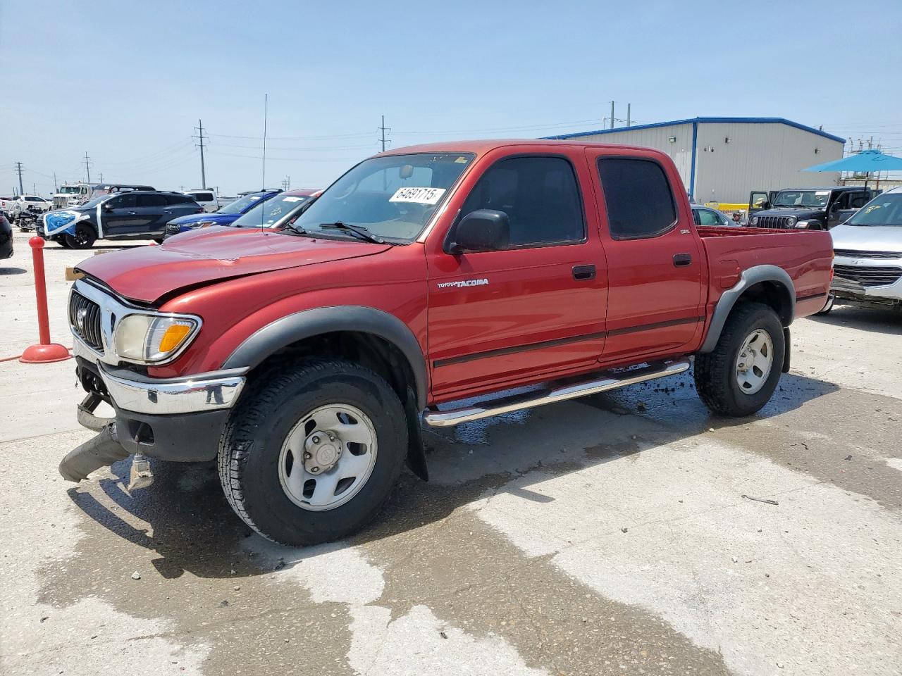 2002 Toyota Tacoma Double Cab Prerunner red null gas 5TEGN92N12Z043441 photo #1