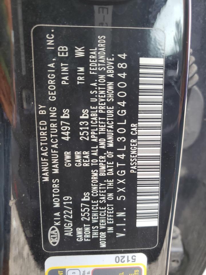 2020 Kia Optima Lx VIN: 5XXGT4L30LG400484 Lot: 64682055
