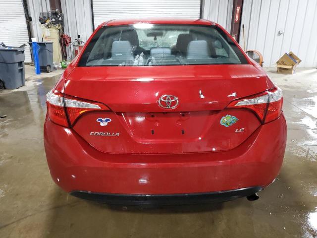  TOYOTA COROLLA 2015 Red