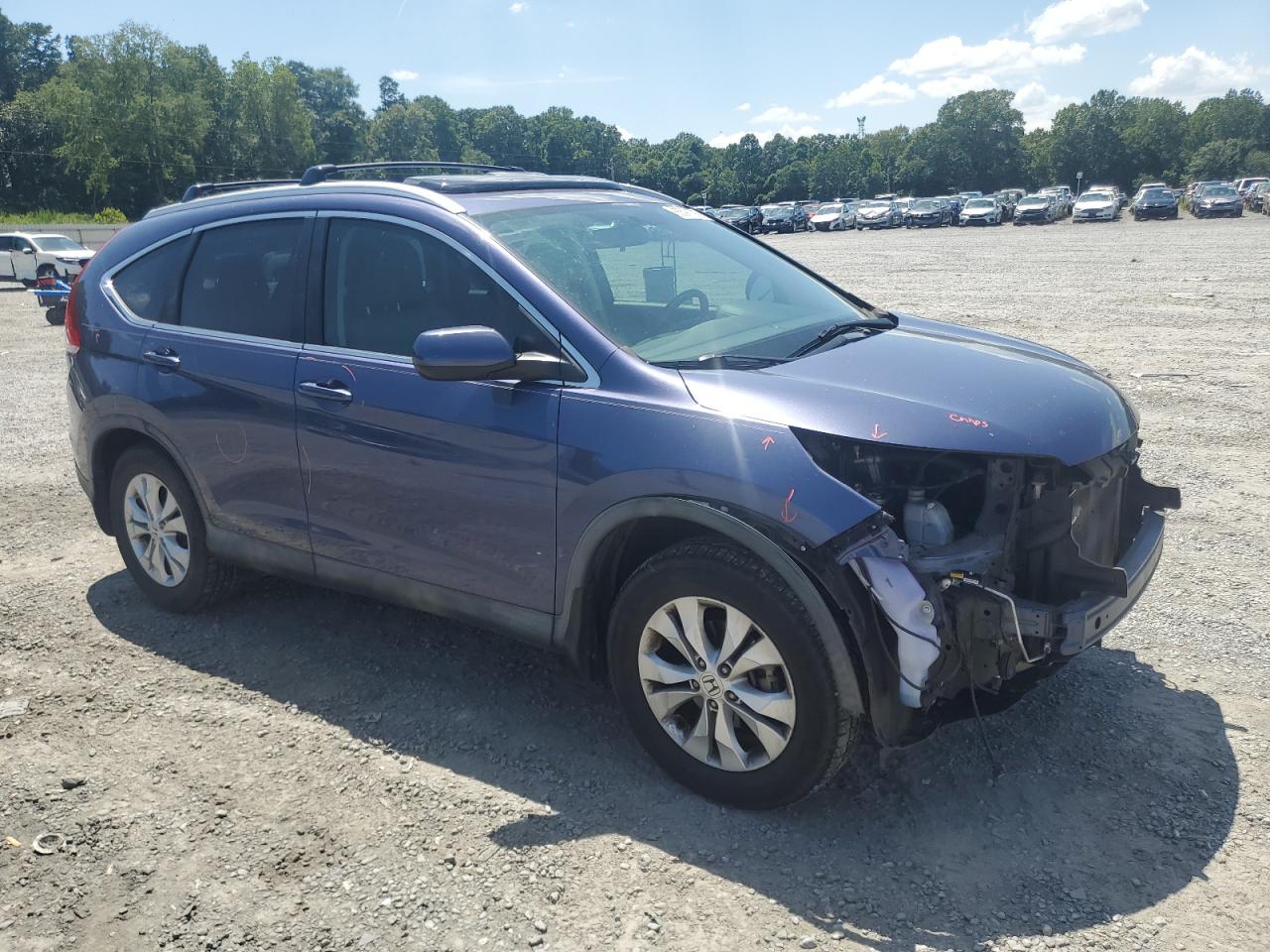 2014 Honda Cr-V Exl VIN: 2HKRM4H72EH614210 Lot: 65591795