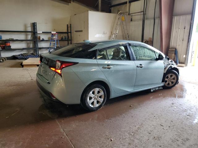  TOYOTA PRIUS 2021 Бирюзовый