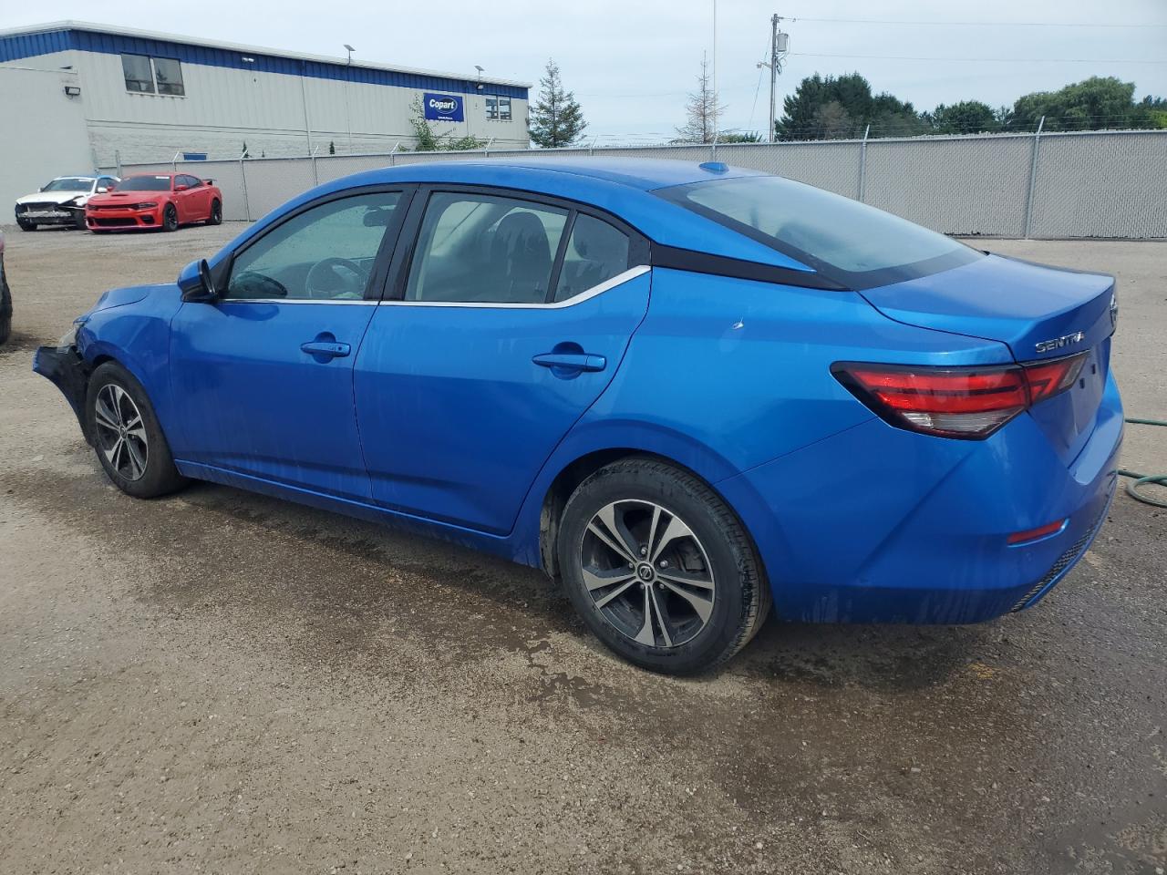 2022 Nissan Sentra Sv blue null gas 3N1AB8CV7NY272453 photo #3