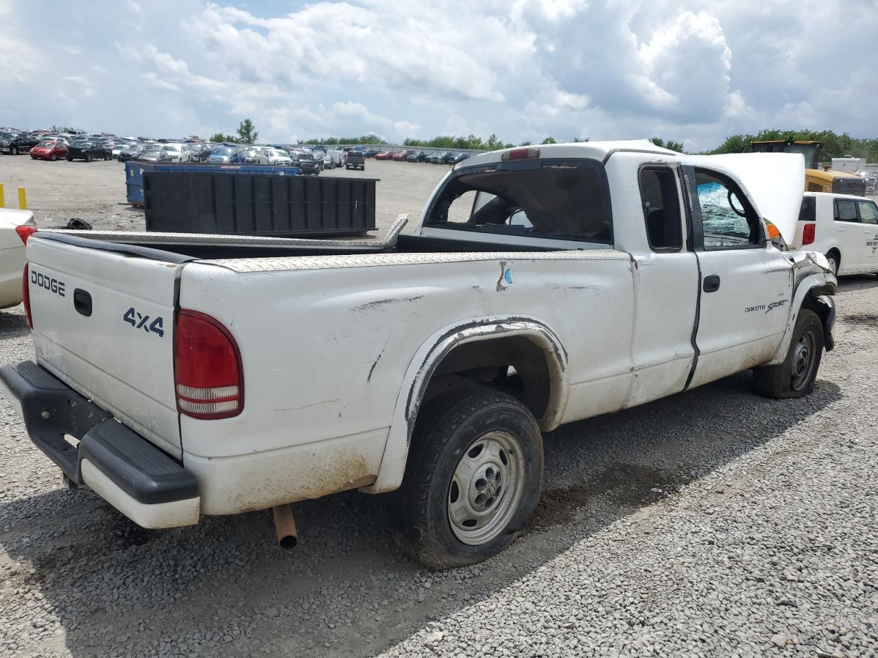 2000 Dodge Dakota white null gas 1B7GG22N2YS567745 photo #4