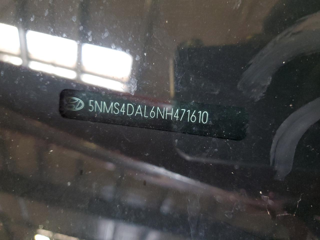 2022 Hyundai Santa Fe Limited VIN: 5NMS4DAL6NH471610 Lot: 62833945