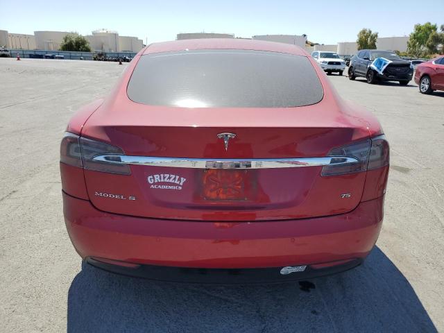  TESLA MODEL S 2016 Czerwony
